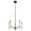 Quorum Lighting Hamilton 5 - Light Chandelier in  Dark Brass - 3 of 4