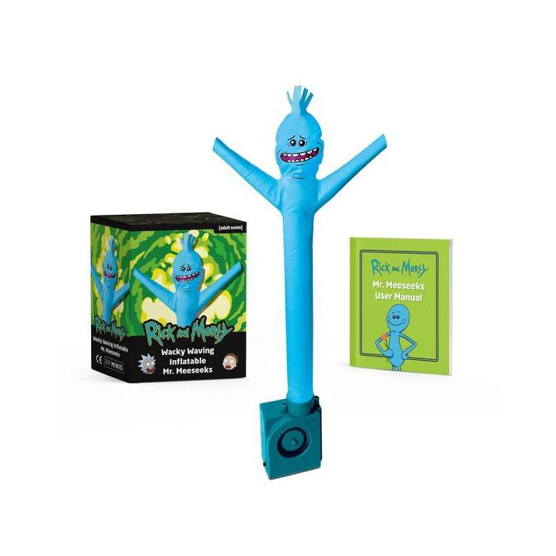 Rick and Morty Wacky Waving Inflatable Mr. Meeseeks - (Rp Minis) by  Victoria Potenza (Paperback), 1 of 2