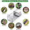 iMountek "Automatic Continuous Rat Trap – Humane Live Trap for Mice, Rats, Voles & Rodents, Safe, Reusable for Indoor/Outdoor Use"Silver - 4 of 4