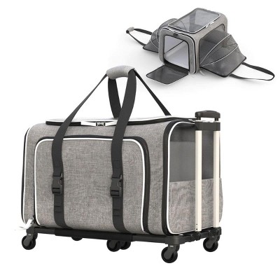 Expandable Wheeled Pet Carrier