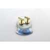 6-Piece SUS304 Stainless Steel Brushed Gold Bathroom Hardware Set Towel Bar, Hooks, Toilet Paper Holder - 3 of 4