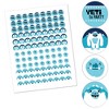 Big Dot of Happiness Yeti to Party - Abominable Snowman Birthday Party Round Candy Sticker Favors - Labels Fits Chocolate Candy (1 sheet of 108) - 2 of 4