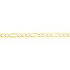 Links of Italy Sterling Silver 4mm Pave Figaro - Gold. Available: Anklet or Bracelet - 7 & 9 Inch - 2 of 3