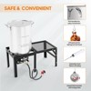 ROVSUN 30QT Turkey Fryer with 54000BTU Propane Gas Stove, Outdoor Deep Fryer Aluminum Seafood Boiler for Crawfish Boiling - 4 of 4