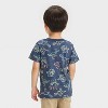 Toddler Boys' Short Sleeve Jersey Knit Dino T-Shirt - Cat & Jack™ Navy Blue - image 2 of 3