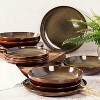 Gibson Elite Edwina 16-Piece Double Bowl Stoneware Dinnerware Set - 3 of 4