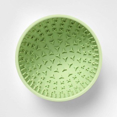 Lick Mat Slow Feed Soother Wobble Dog Bowl - 4 Cups - Green - Boots &#38; Barkley&#8482;