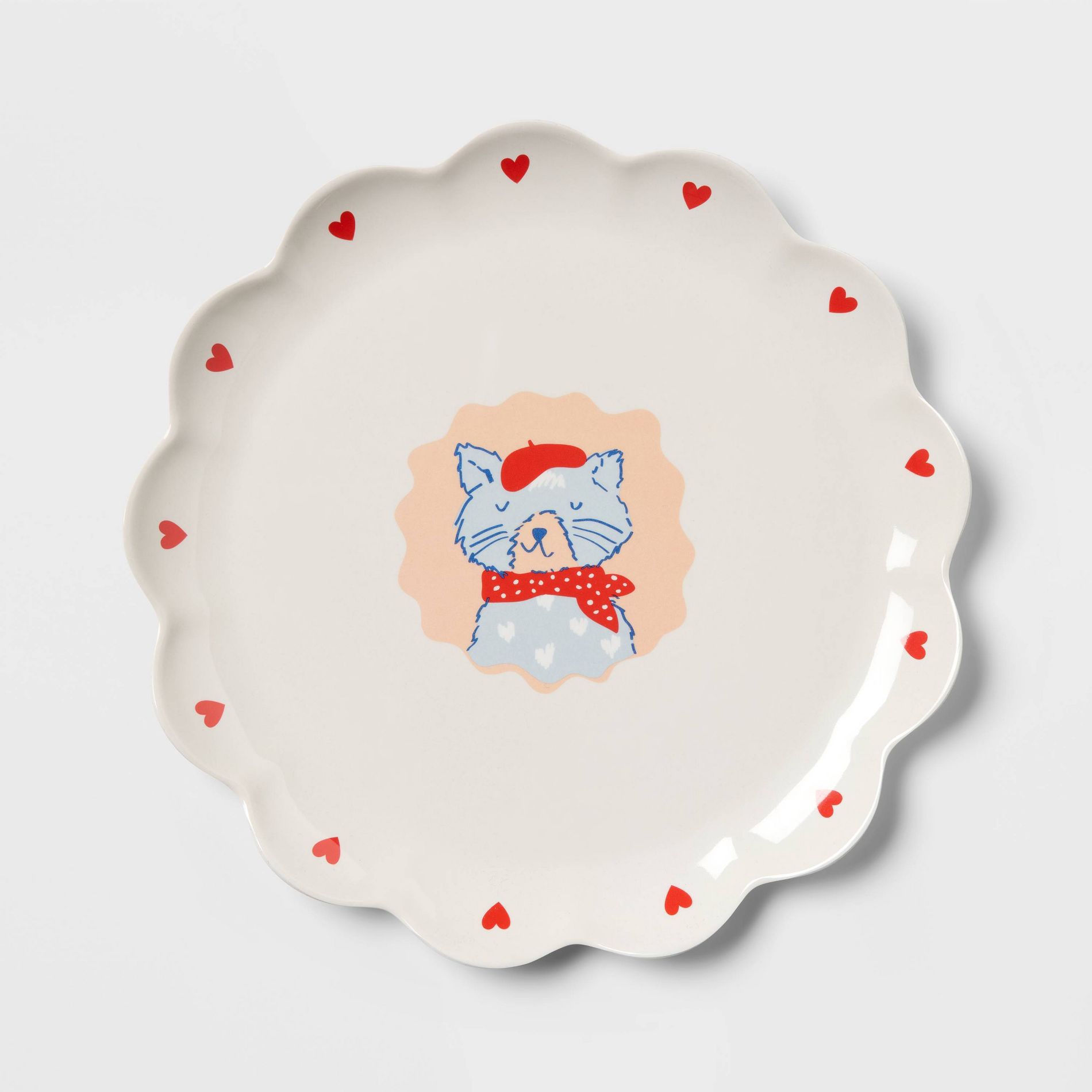 10.5" Novelty Cat Dinner Plate - Pillowfort™