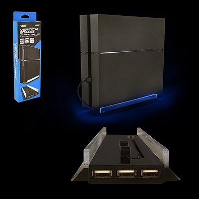 KMD PS4 - Vertical Stand with 3 USB Ports