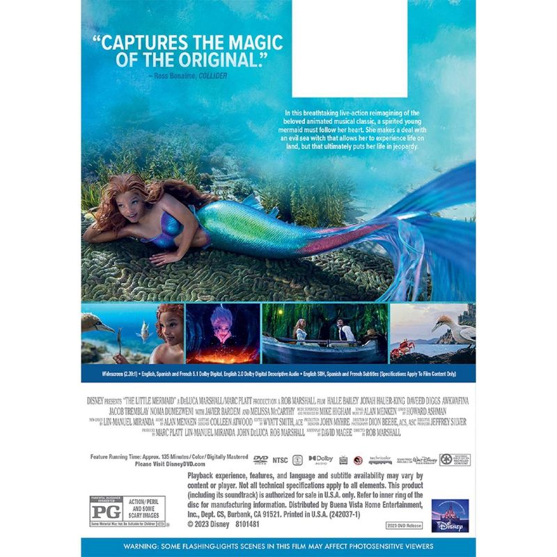 The Little Mermaid 2023 (DVD), 3 of 4