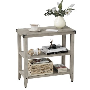 Farmhouse End Table 3 Tier 12"D x 23.6"W x 23.6"H - 1 of 4