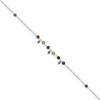 Black Bow Jewelry Sterling Silver Fancy Multicolor Jasper Anklet, 9 Inch - 2 of 4