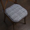 Aria Memory Foam Non-Slip Chair Cushion with Ties by Sweet Home Collection® - image 2 of 4