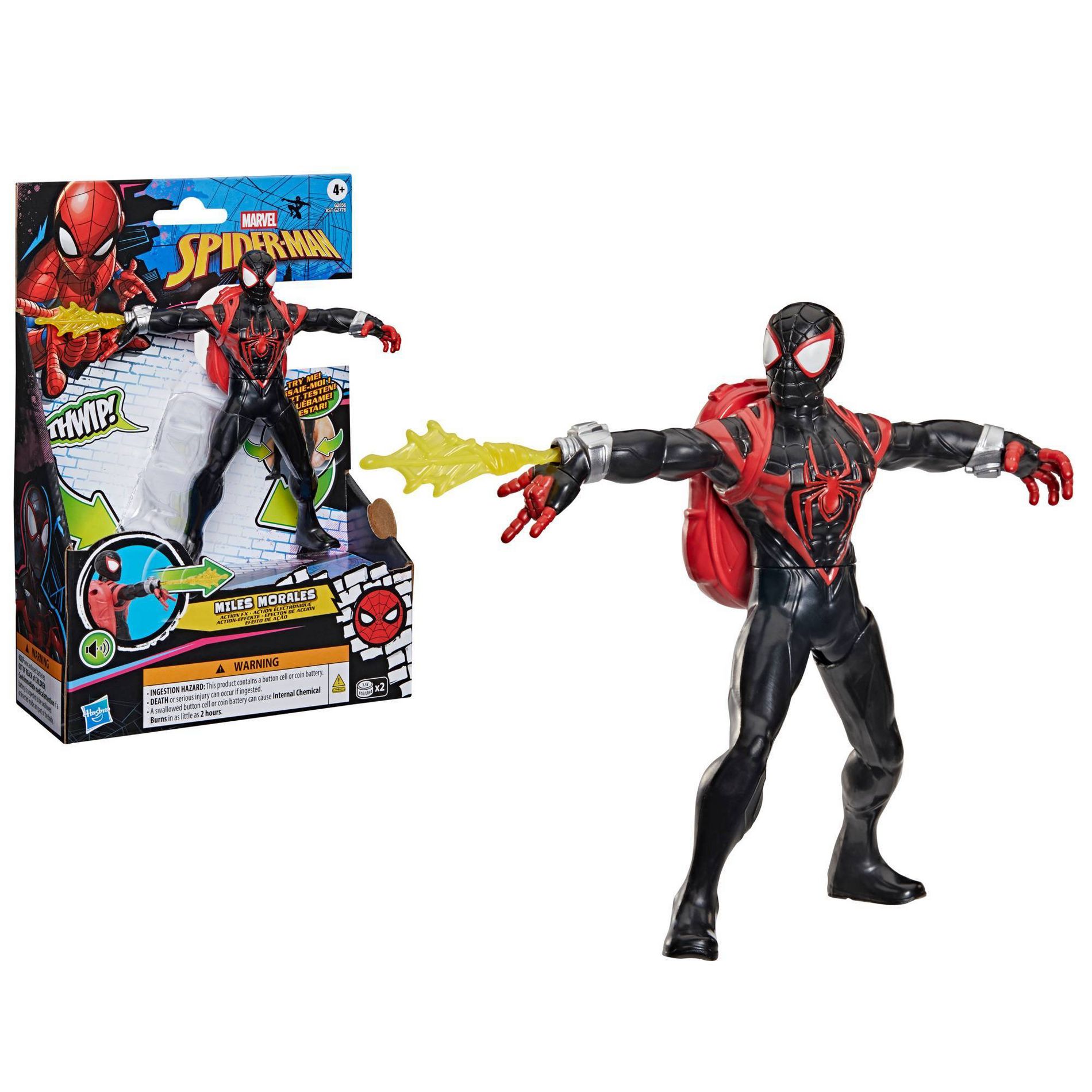 Marvel Spider-Man Miles Morales Action FX Electronic Action Figure