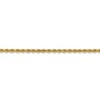 Black Bow Jewelry 2.75mm, 14k Yellow Gold, Handmade Solid Rope Chain Anklet or Bracelet - 2 of 4