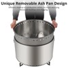 32 Inch Smokeless Fire Pit, 304 Stainless Steel Wood Burning Fireplaces Portable Safe Burning Firepit for Outside Patio Camping - 3 of 4