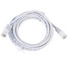 Monoprice Cat5e Ethernet Patch Cable - 7 Feet - White | Network Internet Cord - RJ45, Stranded, 350Mhz, UTP, Pure Bare Copper Wire, 24AWG - image 4 of 4