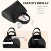 Generic Satchel Purses Trendy Top Handle Handbags Vegan Leather Designer Shoulder Bag - 3 of 4