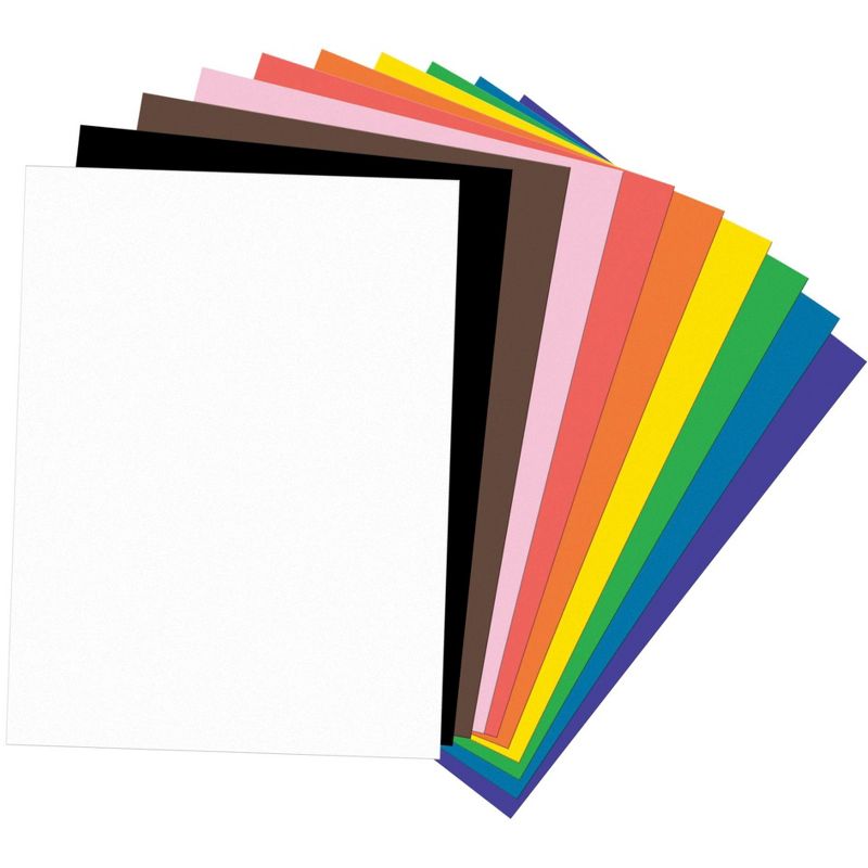 Tru-Ray Construction Paper Classroom Pack, Assorted Sizes and Colors, 2000 Sheets, 1 of 3