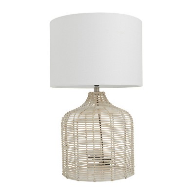 Coastal Linen Table Lamp Beige - Olivia & May