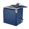 Foster & Rye Blue Stainless Steel Cooler, Plastic Lined, Vintage Style Beer and Wine Cooler, Portable Beverage Chiller and Ice Chest,  Set of 1 - image 4 of 4