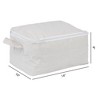 REGALWOVEN Moving Bags Storage Bags for Organizing Comforters Closet Organizers and Storage with Handles - 2 of 4