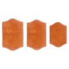 Waterford Collection Tufted Bath Rug, Extra Soft and Absorbent, Non-Slip Bath Mats, Machine Washable bath rugs for Bathroom, 3 Piece Set, Terracotta - 2 of 4