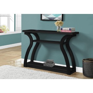 NicBex Console Table with Curved Design,Stylish Multi-Functional Entryway Table with 2 Open Storage Shelves,Modern Couch Table for Living Room - 1 of 4