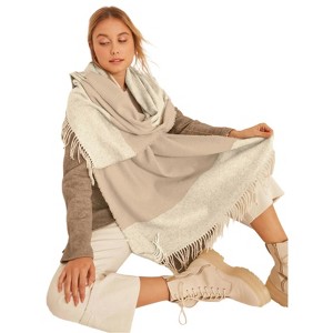 Wear Sierra Women's Scarf - Soft Textured and Stylish Herringbone ...