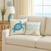 C&F Home Salty Kisses & Starfish Wishes Embroidered Coastal Decorative Throw Pillow - 4 of 4