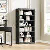 Dovelina Vertical Bookshelf Combination with Adjustable Shelves--No Door - 3 of 4