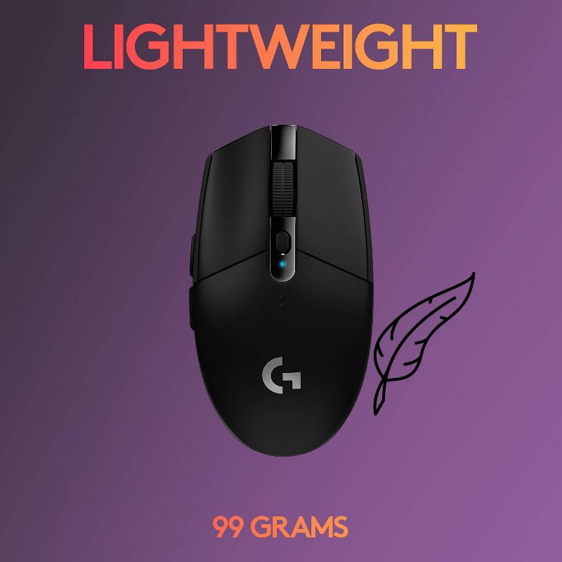 Logitech G305 Lightspeed Wireless Optical Gaming Mouse, 6 of 12