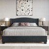 ChaletPosh Linen Platform Bed with Storage - 2 of 4