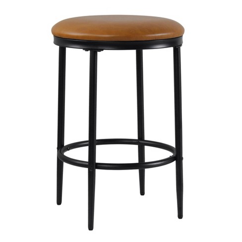 Target faux leather online bar stool