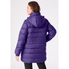 Roaman's Quilted Lightweight Long Puffer Jacket - 3 of 3