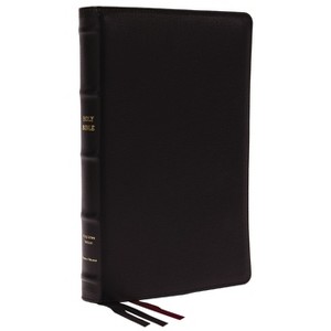 KJV Holy Bible: Large Print Thinline, Black Goatskin Leather, Premier Collection, Red Letter, Comfort Print (Thumb Indexed): King James Version - 1 of 1