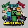 Women's Minecraft Create Survive Explore Alex and Steve T-Shirt - 2 of 4