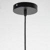 DORESshop 11.81 in. 1-Light Black Dome Pendant Lighting with Metal Shaded - image 4 of 4