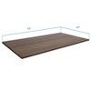 Mount-It! 55" Tabletop for Sit-Stand Desk, Brown - 3 of 4