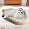 24in extra large sisal cat scratching board, no chipping and scratching resistant hemp rope cat bed integrated cat claw plate basin large cat - 2 of 4