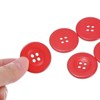 Unique Bargains Resin Snap Fastener Round Flat 4-Hole Sewing Buttons 10 Pcs - 4 of 4