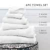 6 Piece Bath Towels Set, 100% Super Plush Premium Cotton - Becky Cameron - 2 of 4