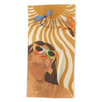 Gigi Rosado Sun woman Beach Towel - Deny Designs