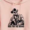 Women's - Yellowstone - Ride For The Brand Cropped Graphic Hoodie - 2 of 4