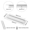 Unique Bargains Rectangle Ventilation Grille, Aluminum - 2 of 3