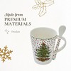 Spode Christmas Tree Polka Dot Mug & Spoon Set - 14 oz. - 4 of 4
