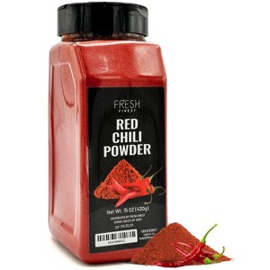 Fresh Finest Red Chili – Powder, All-Natural, Kosher – 15oz - 1 of 4