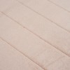 Yorkshire Home 2pc Memory Foam Striped Bath Mat Set Beige : Microfiber, Machine Washable, Non-Slip Backing - 4 of 4