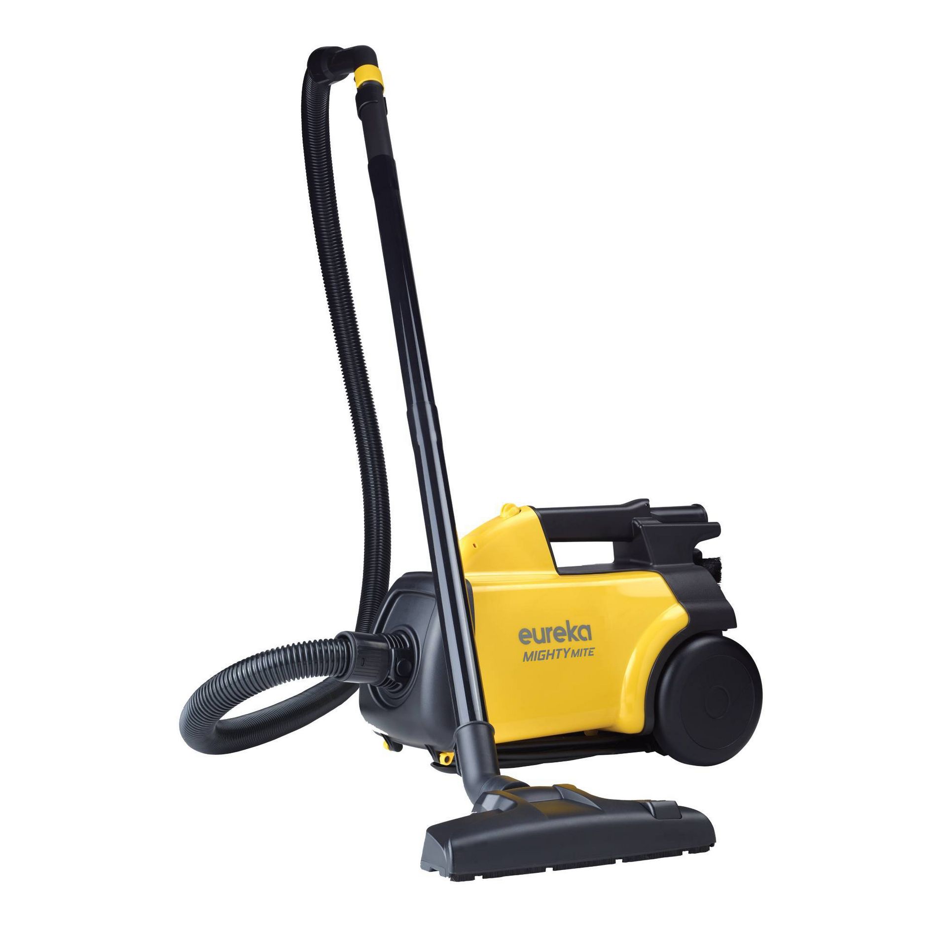 Eureka Mighty Mite Bagged Canister Vacuum: Electric, 1560W, 20ft Cord, 6.5ft Hose, Washable Foam Filter, Hard Floor & Carpet