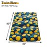 Floral Print Style Japanese Floor Mattress Indoor Living Room Bedroom Furniture, Tatami Mat Portable Floor Bed Roll Up Mattress for Camping Travel - 2 of 4